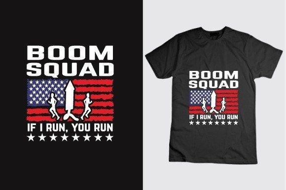 Boom Squad 4th of July T-Shirt Designs: A Graphic Review