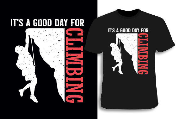 Climbing T-shirt 7: A Bold Graphic for Local Branding