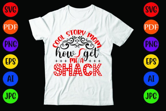 Cool Story Mom: A Versatile T-Shirt Design for Kids