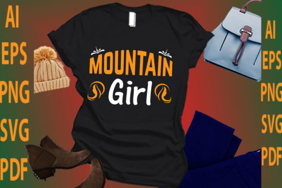 Mountain Girl: A Versatile Design for Embroidery Projects