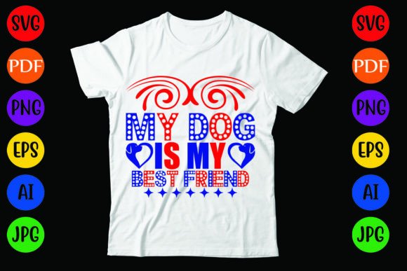 My Dog is My Best Friend: A Versatile T-Shirt Design for Crafters