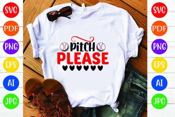 Pitch Please: A Versatile Graphic for T-Shirt Designs and More