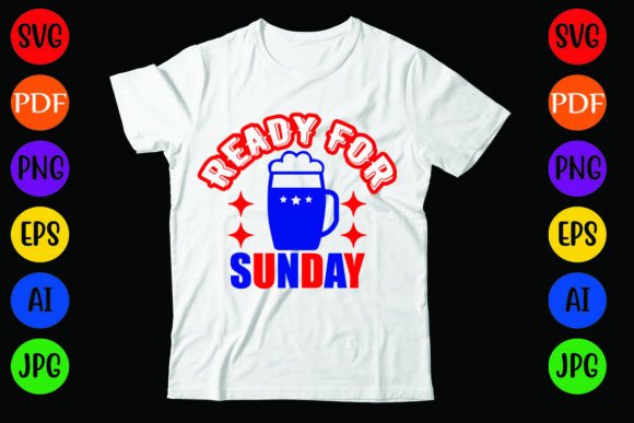 Ready for Sunday: A Versatile Graphics and T-Shirt Design